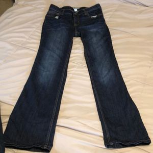 Never worn. girls bootcut jean